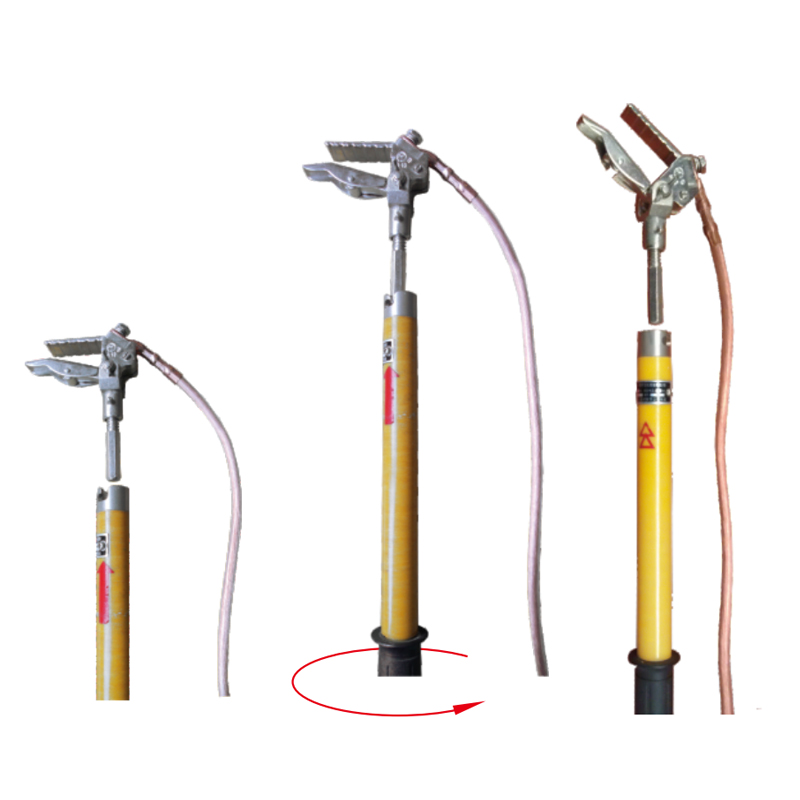 XJH2-4变电型、螺旋活动压板式线夹、短路接地线（可脱卸内外操作杆结构）